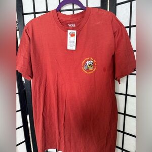 Vans Red Short Sleeve Men's Tee